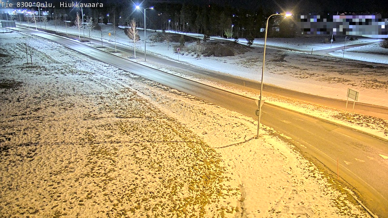 Kelikamerat Kuva tie 8300 Oulu Hiukkavaara, Oulu, Pohjois-Pohjanmaa