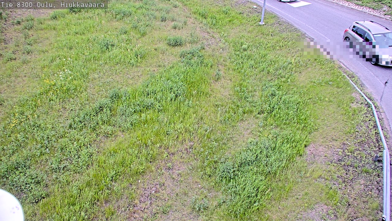 Weather Camera Image road 8300 Oulu Hiukkavaara, Oulu, Pohjois-Pohjanmaa