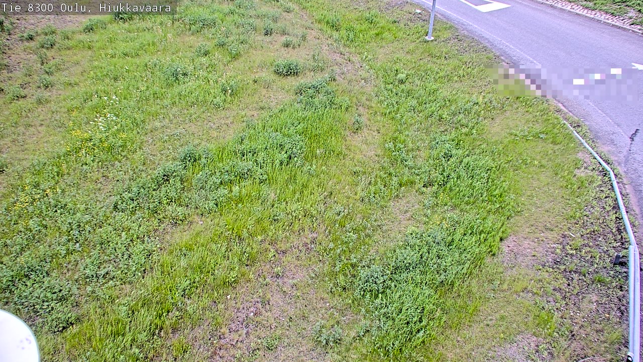 Weather Camera Image väg 8300 Oulu Hiukkavaara, Oulu, Pohjois-Pohjanmaa