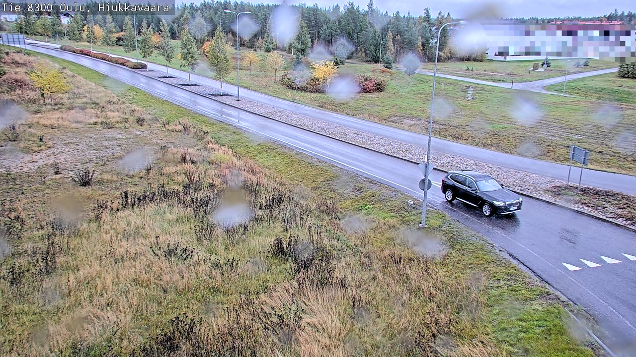 Weather Camera Image road 8300 Oulu Hiukkavaara, Oulu, Pohjois-Pohjanmaa