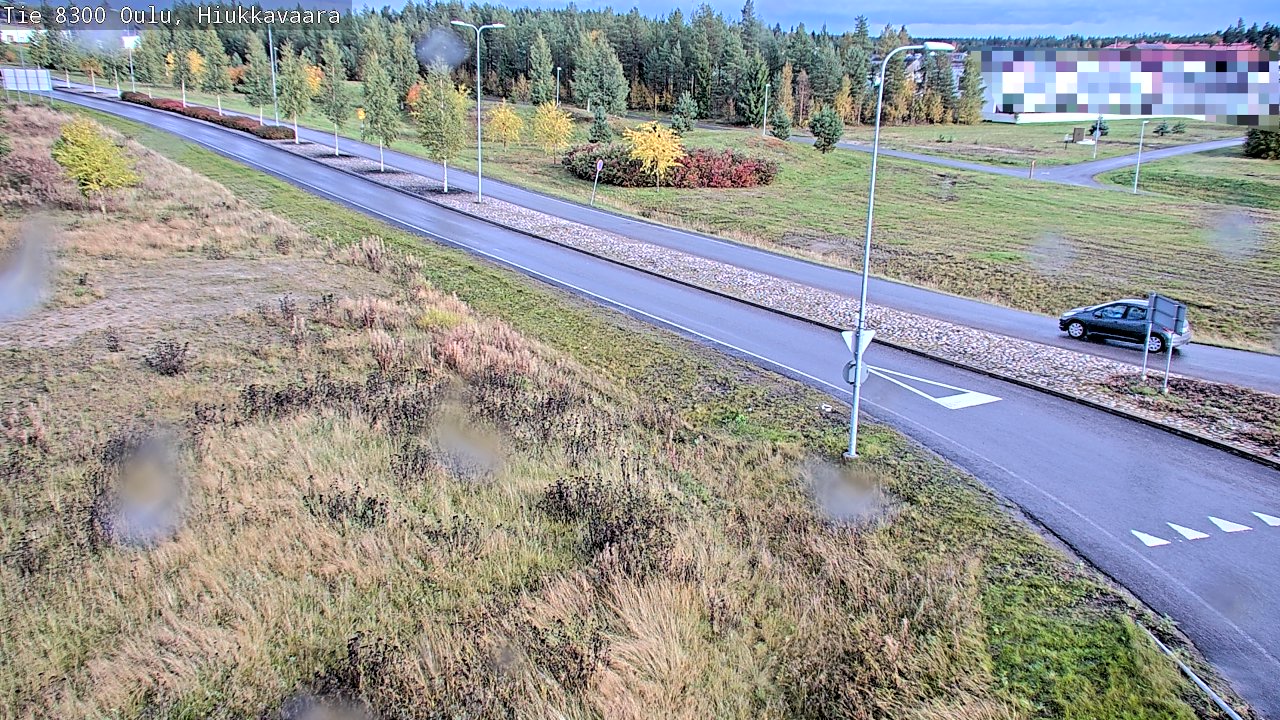 Weather Camera Image väg 8300 Oulu Hiukkavaara, Oulu, Pohjois-Pohjanmaa