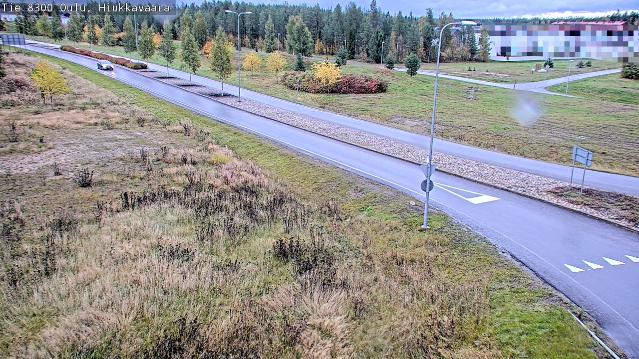 Weather Camera Image road 8300 Oulu Hiukkavaara, Oulu, Pohjois-Pohjanmaa