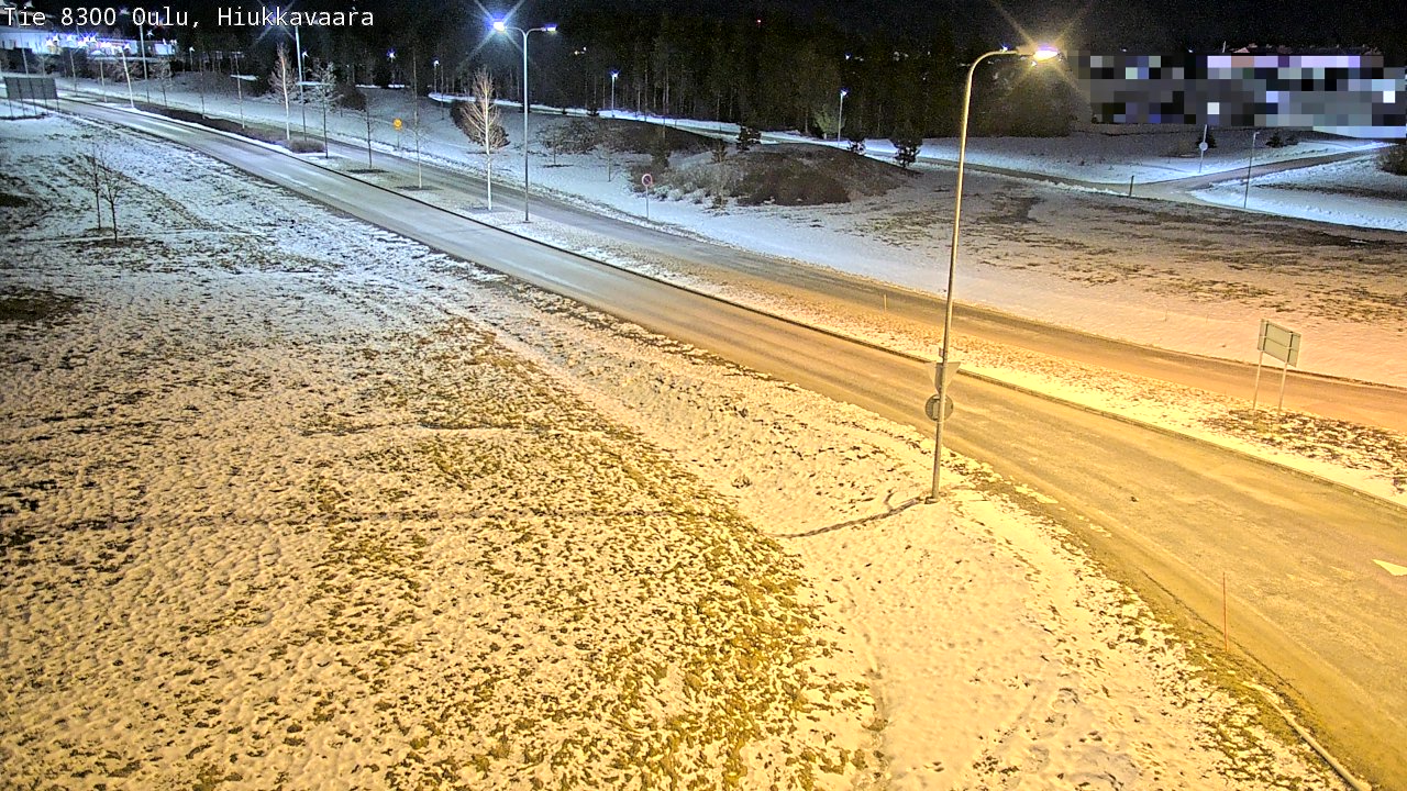 Kelikamerat Kuva tie 8300 Oulu Hiukkavaara, Oulu, Pohjois-Pohjanmaa