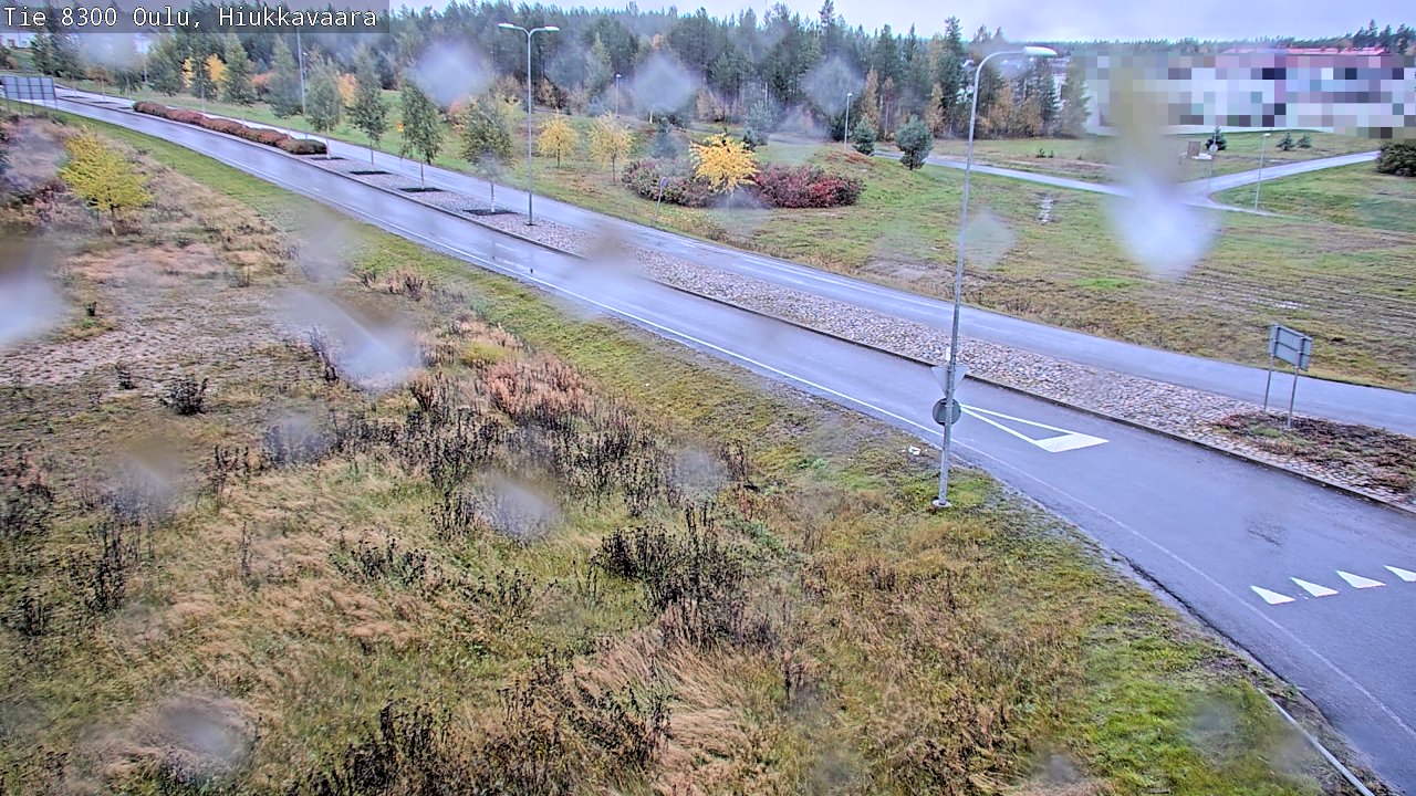 Weather Camera Image väg 8300 Oulu Hiukkavaara, Oulu, Pohjois-Pohjanmaa
