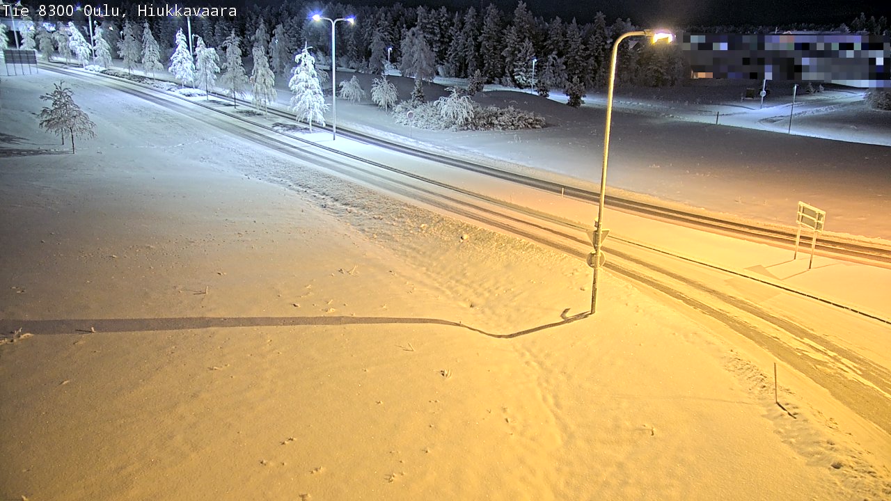 Kelikamerat Kuva tie 8300 Oulu Hiukkavaara, Oulu, Pohjois-Pohjanmaa