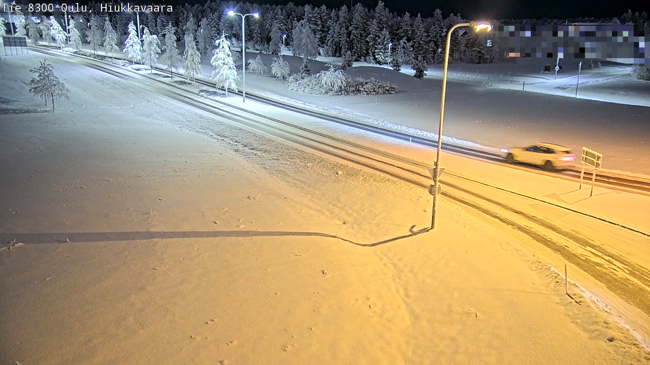 Kelikamerat Kuva tie 8300 Oulu Hiukkavaara, Oulu, Pohjois-Pohjanmaa