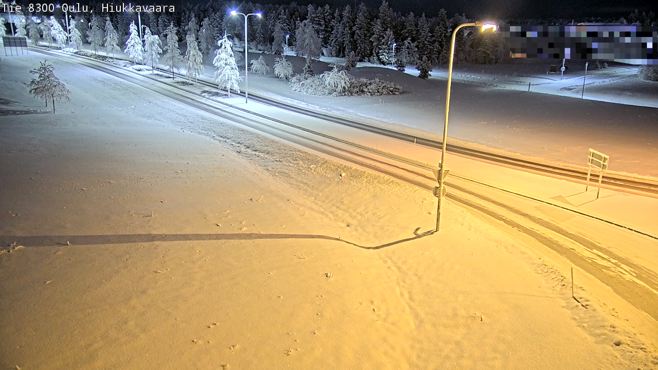 Kelikamerat Kuva tie 8300 Oulu Hiukkavaara, Oulu, Pohjois-Pohjanmaa