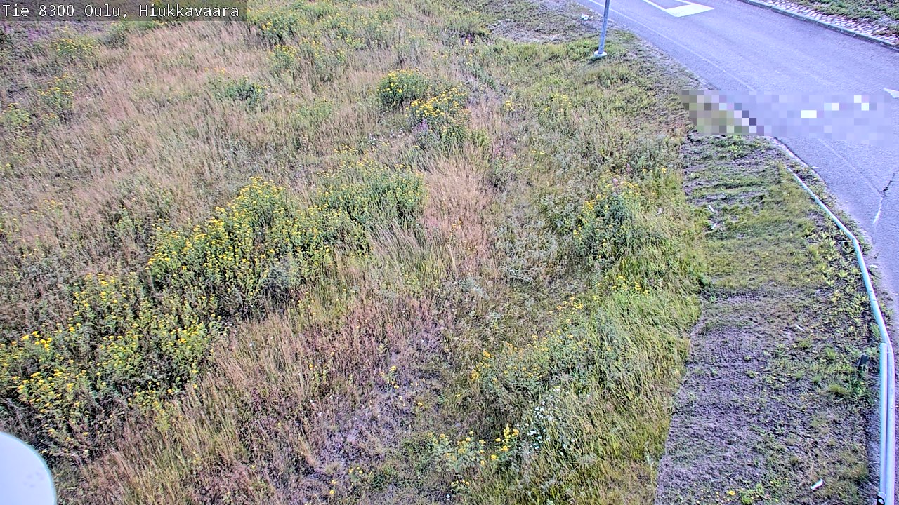 Weather Camera Image road 8300 Oulu Hiukkavaara, Oulu, Pohjois-Pohjanmaa
