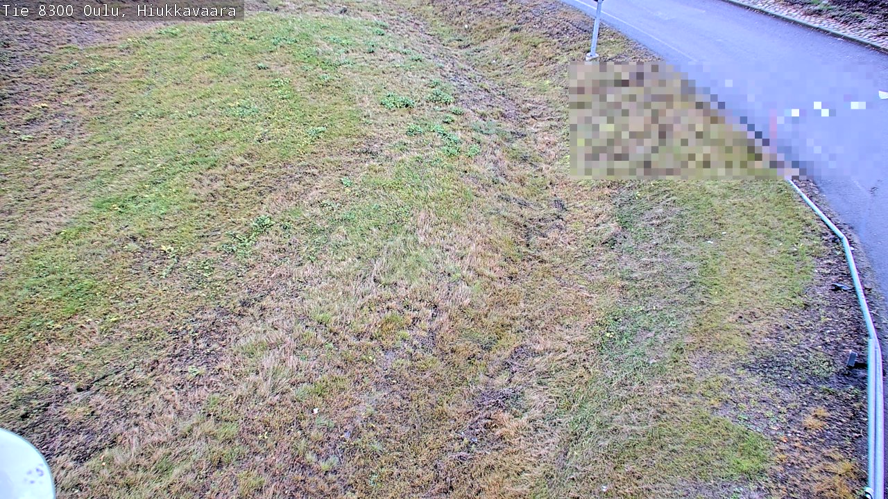 Weather Camera Image road 8300 Oulu Hiukkavaara, Oulu, Pohjois-Pohjanmaa