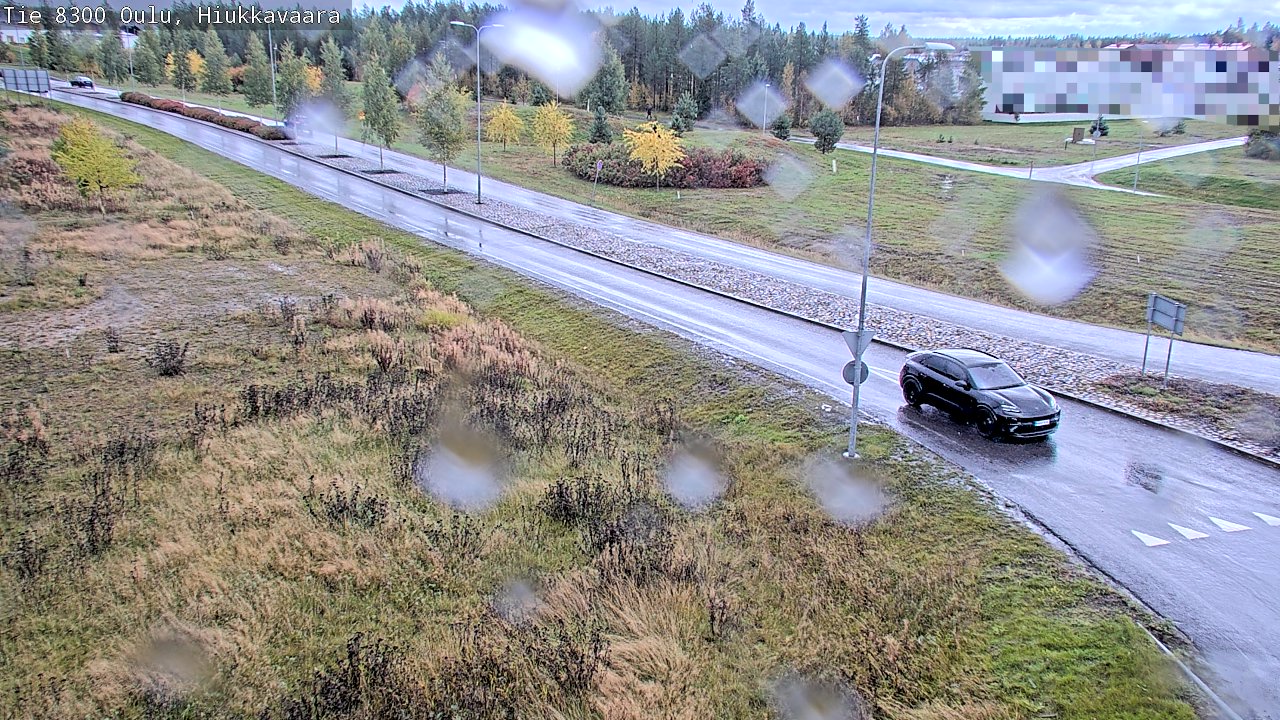 Weather Camera Image väg 8300 Oulu Hiukkavaara, Oulu, Pohjois-Pohjanmaa