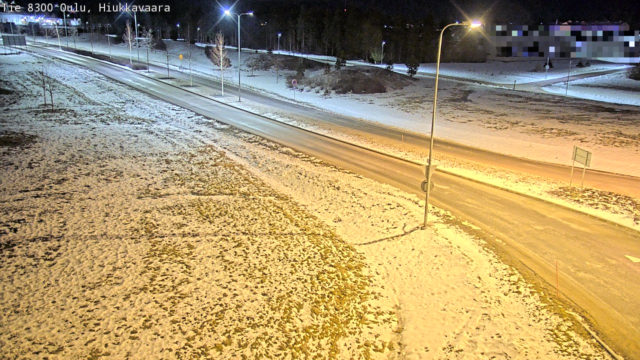 Kelikamerat Kuva tie 8300 Oulu Hiukkavaara, Oulu, Pohjois-Pohjanmaa