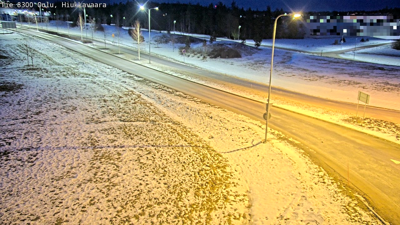 Kelikamerat Kuva tie 8300 Oulu Hiukkavaara, Oulu, Pohjois-Pohjanmaa