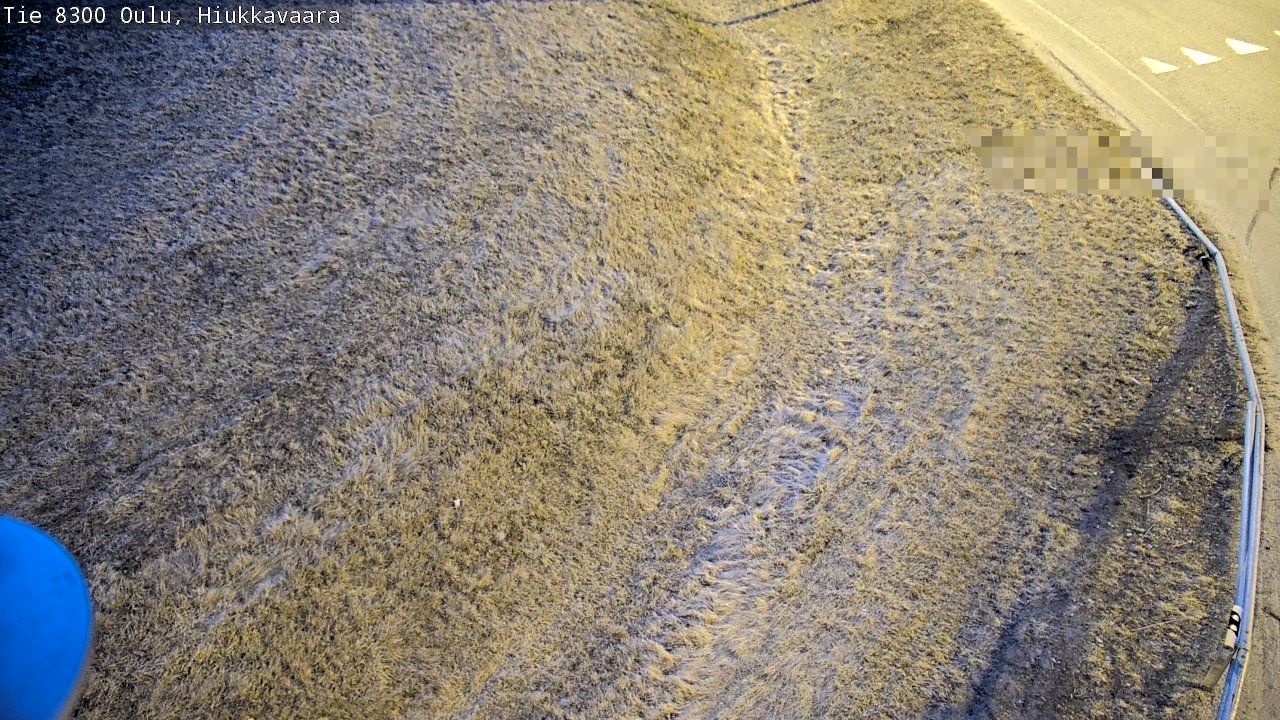 Weather Camera Image väg 8300 Oulu Hiukkavaara, Oulu, Pohjois-Pohjanmaa