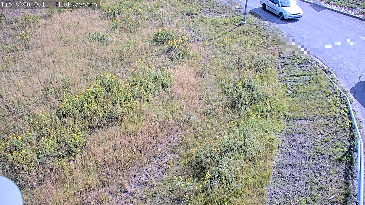 Weather Camera Image road 8300 Oulu Hiukkavaara, Oulu, Pohjois-Pohjanmaa