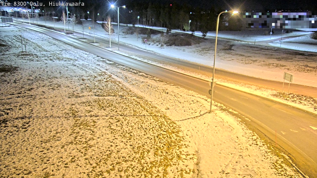 Kelikamerat Kuva tie 8300 Oulu Hiukkavaara, Oulu, Pohjois-Pohjanmaa