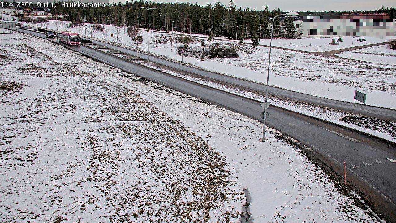 Kelikamerat Kuva tie 8300 Oulu Hiukkavaara, Oulu, Pohjois-Pohjanmaa