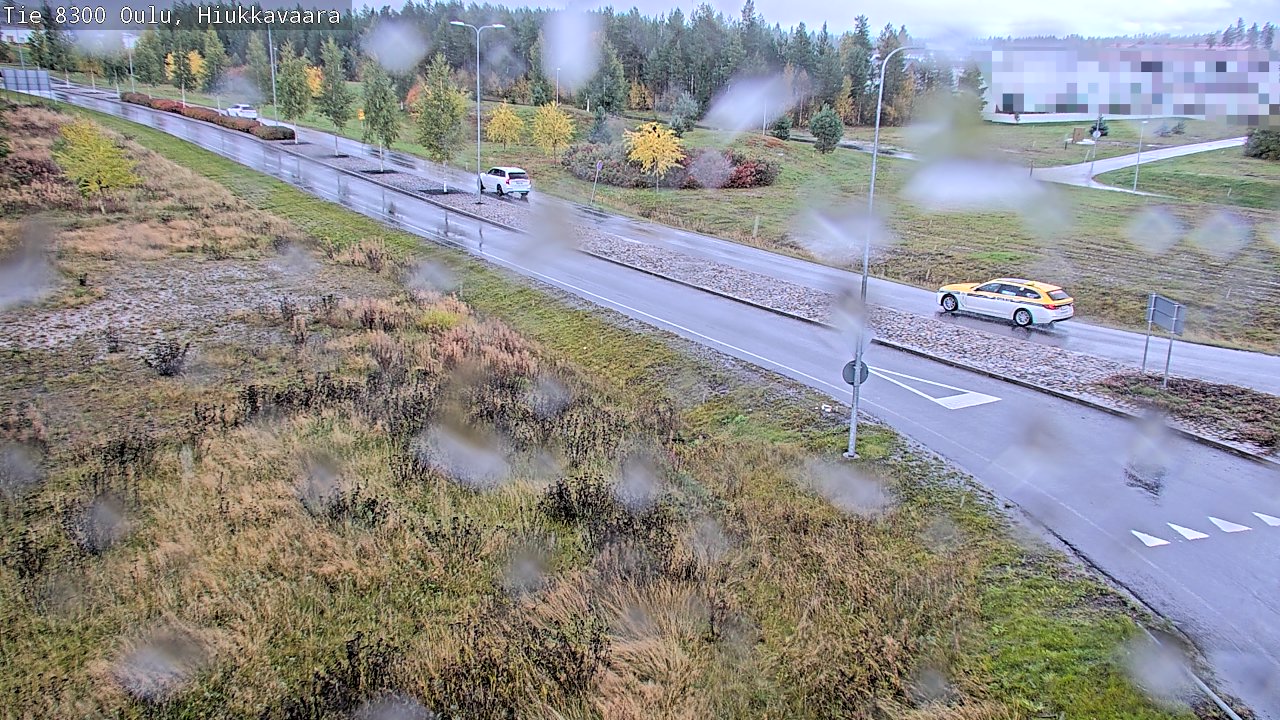 Weather Camera Image väg 8300 Oulu Hiukkavaara, Oulu, Pohjois-Pohjanmaa