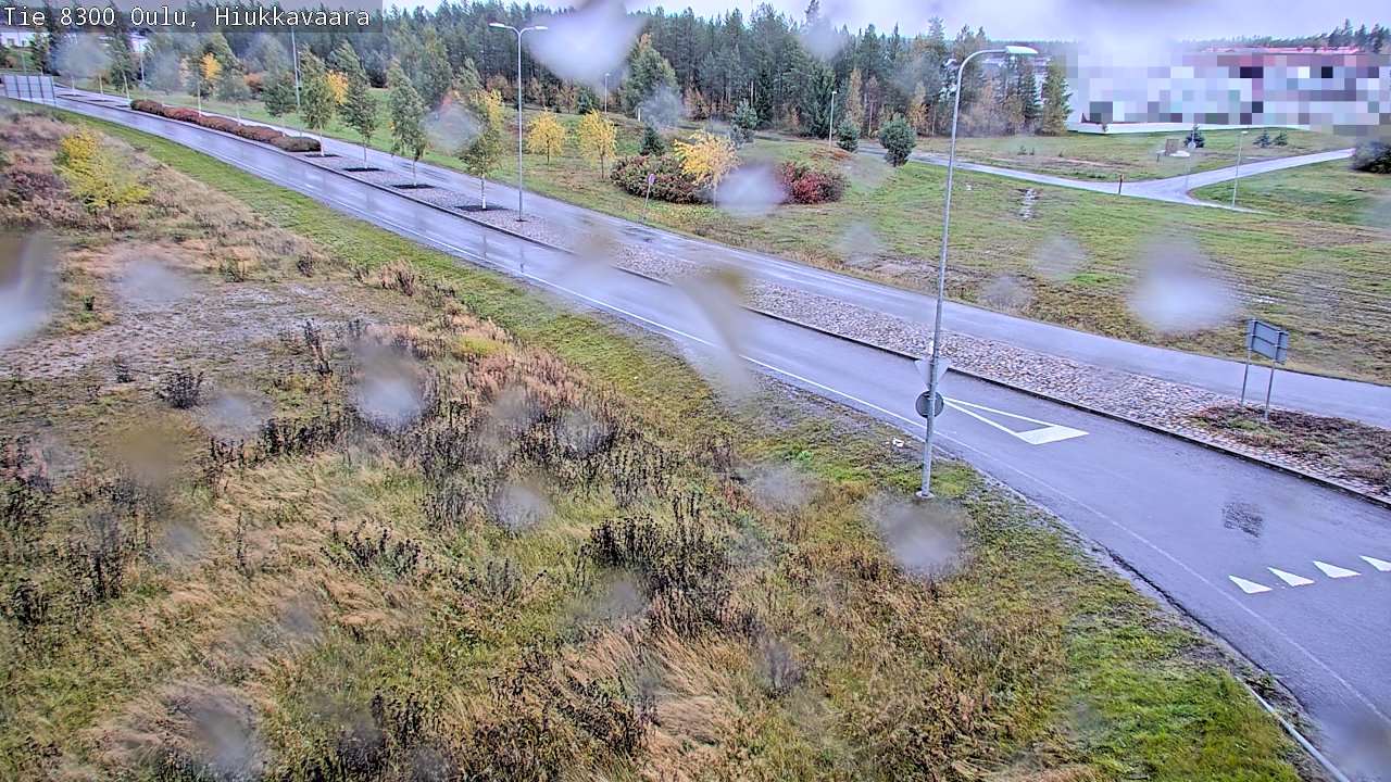 Weather Camera Image väg 8300 Oulu Hiukkavaara, Oulu, Pohjois-Pohjanmaa