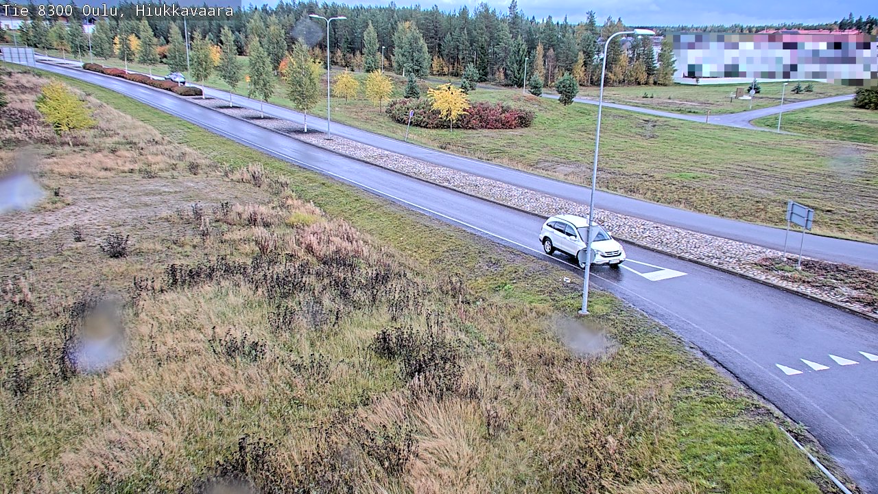 Weather Camera Image väg 8300 Oulu Hiukkavaara, Oulu, Pohjois-Pohjanmaa
