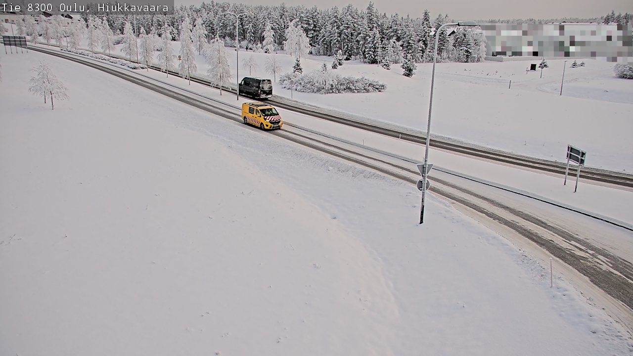 Kelikamerat Kuva tie 8300 Oulu Hiukkavaara, Oulu, Pohjois-Pohjanmaa