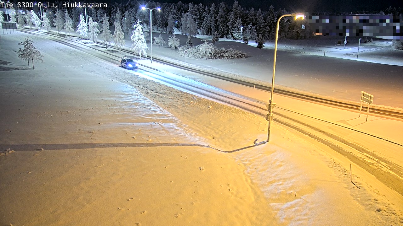 Kelikamerat Kuva tie 8300 Oulu Hiukkavaara, Oulu, Pohjois-Pohjanmaa