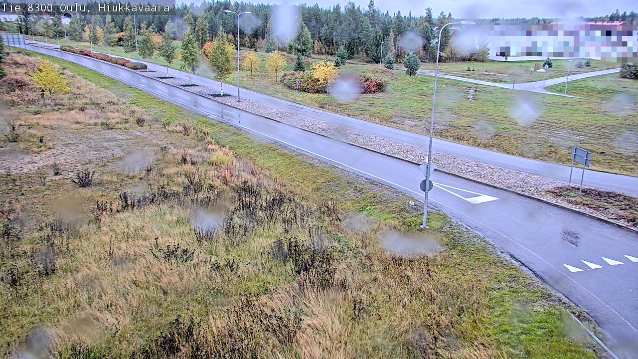 Weather Camera Image road 8300 Oulu Hiukkavaara, Oulu, Pohjois-Pohjanmaa