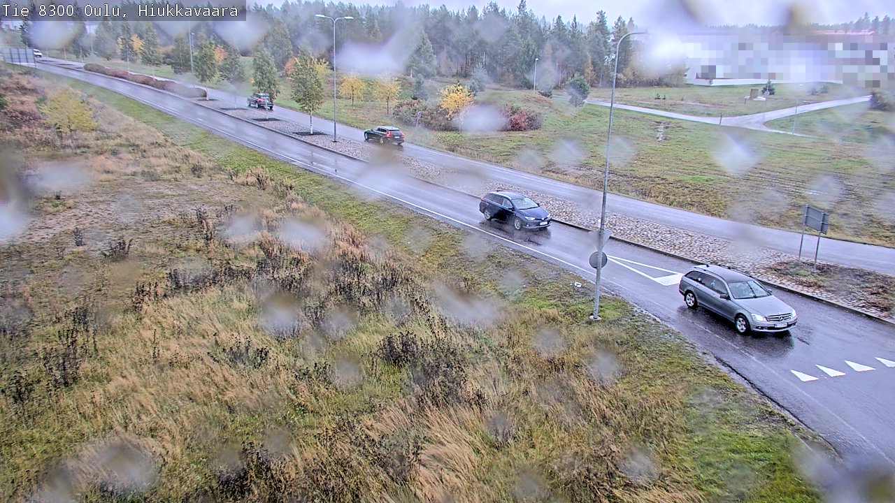 Weather Camera Image väg 8300 Oulu Hiukkavaara, Oulu, Pohjois-Pohjanmaa