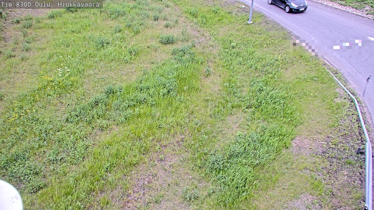 Weather Camera Image road 8300 Oulu Hiukkavaara, Oulu, Pohjois-Pohjanmaa