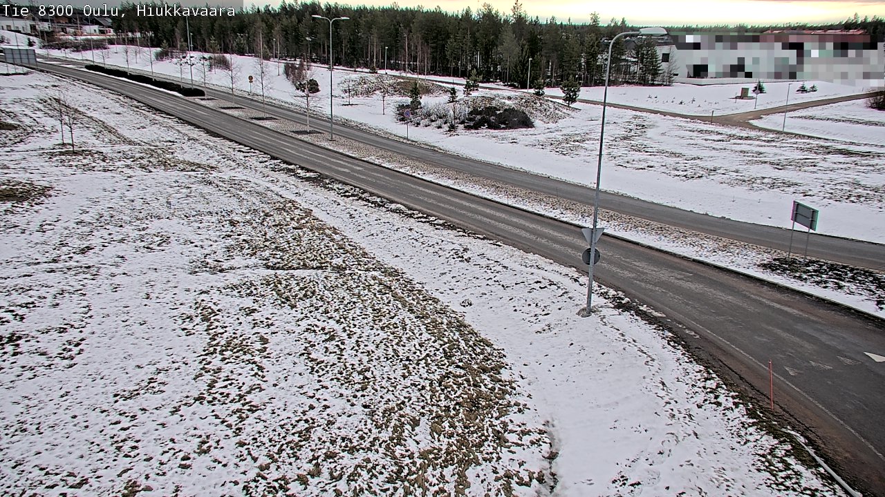 Kelikamerat Kuva tie 8300 Oulu Hiukkavaara, Oulu, Pohjois-Pohjanmaa
