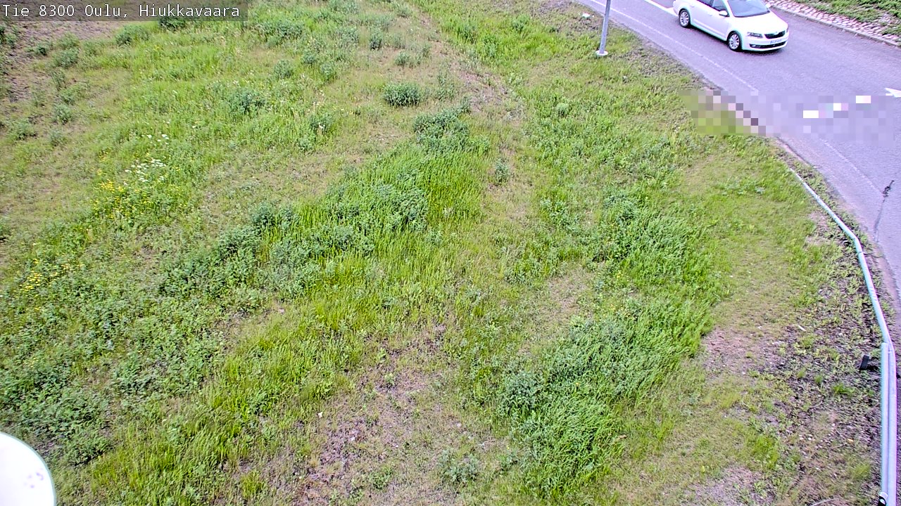 Weather Camera Image road 8300 Oulu Hiukkavaara, Oulu, Pohjois-Pohjanmaa