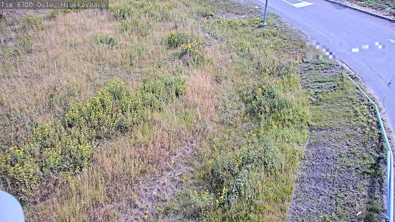 Weather Camera Image road 8300 Oulu Hiukkavaara, Oulu, Pohjois-Pohjanmaa