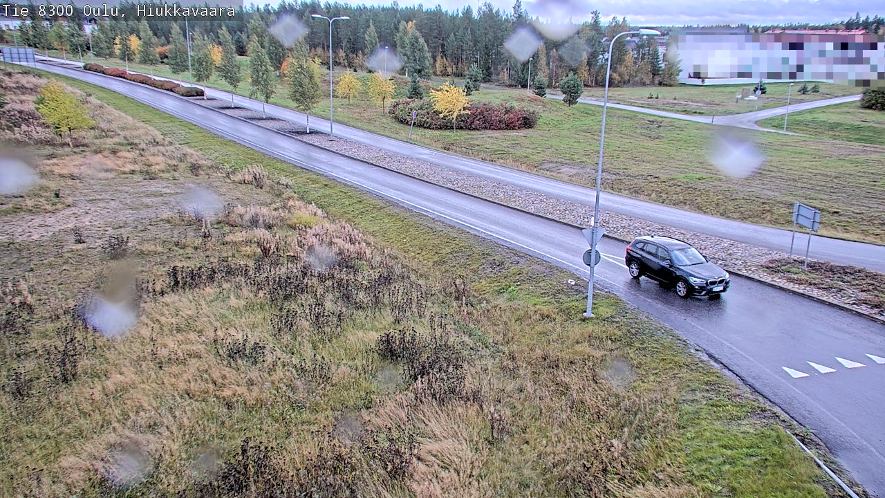 Weather Camera Image väg 8300 Oulu Hiukkavaara, Oulu, Pohjois-Pohjanmaa