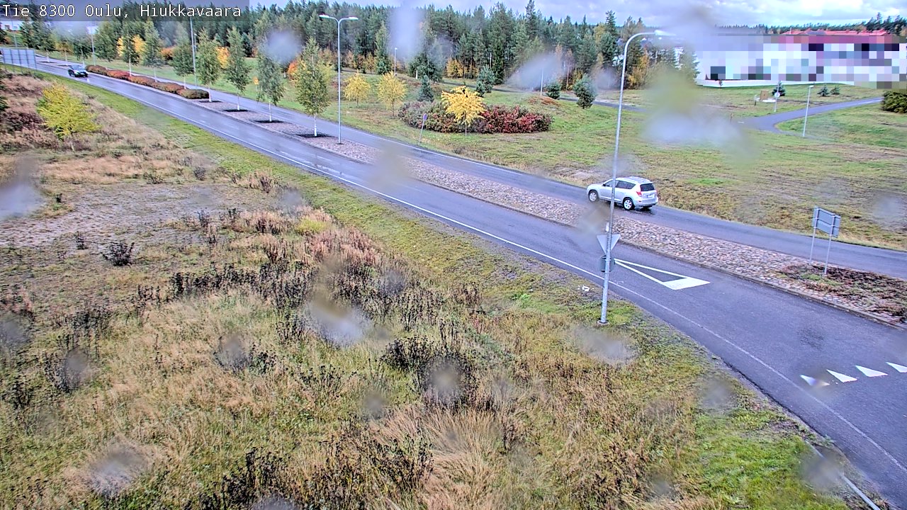 Weather Camera Image väg 8300 Oulu Hiukkavaara, Oulu, Pohjois-Pohjanmaa