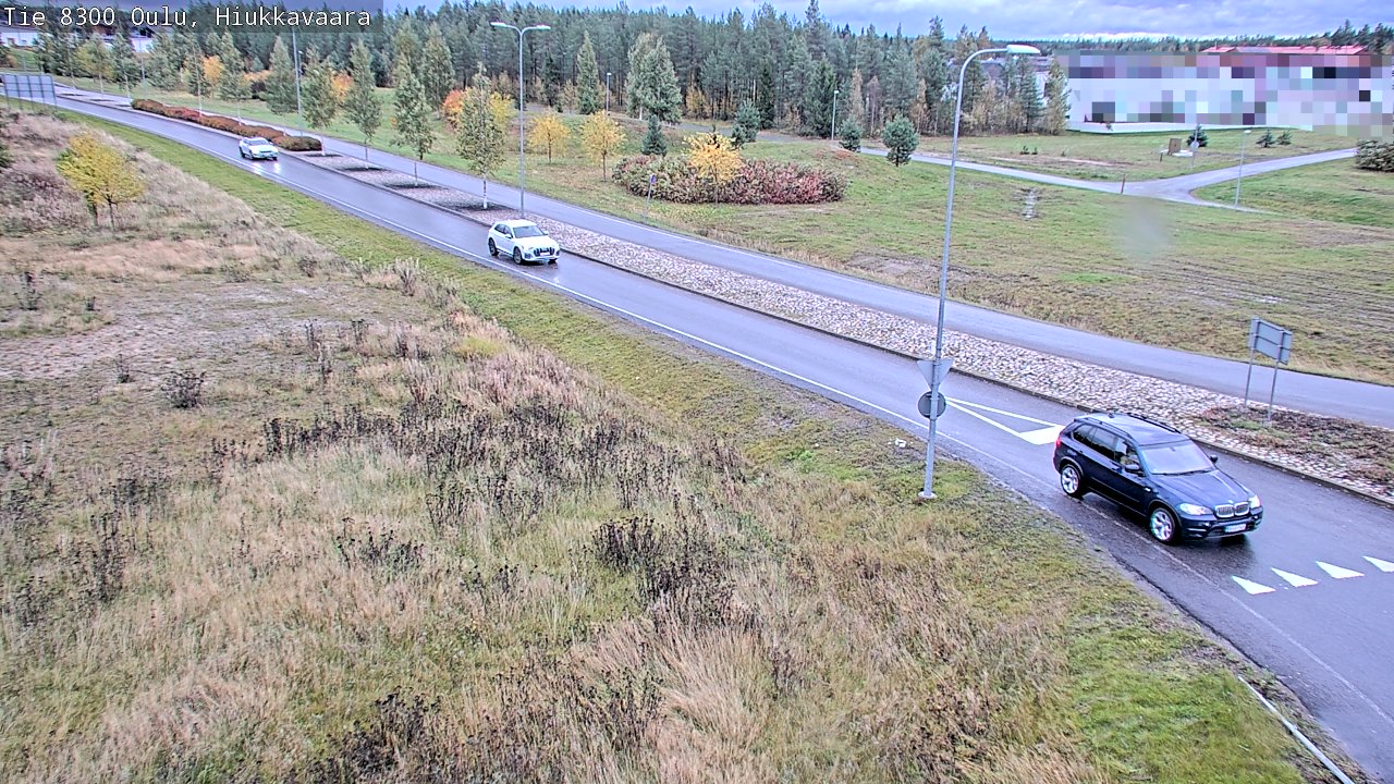 Weather Camera Image road 8300 Oulu Hiukkavaara, Oulu, Pohjois-Pohjanmaa