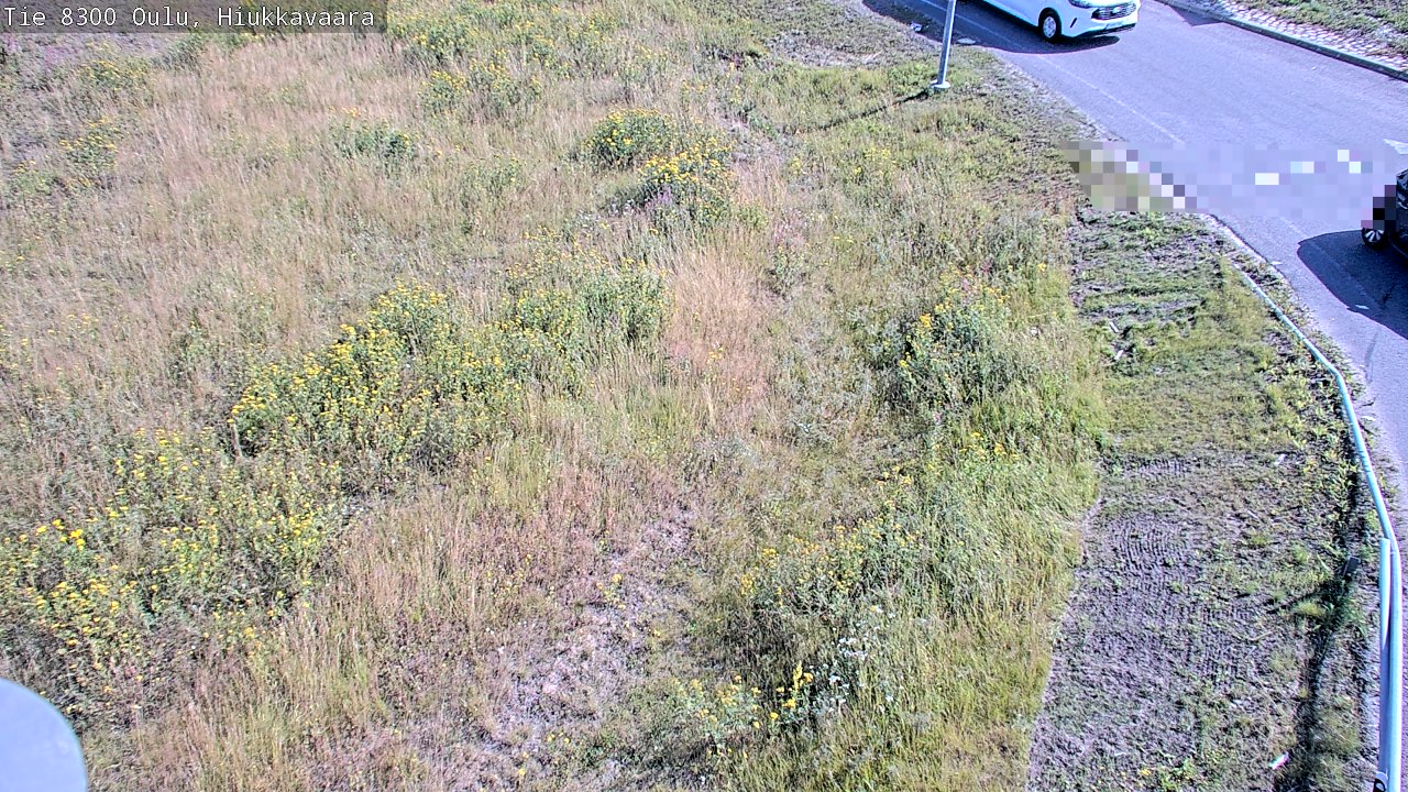 Weather Camera Image road 8300 Oulu Hiukkavaara, Oulu, Pohjois-Pohjanmaa