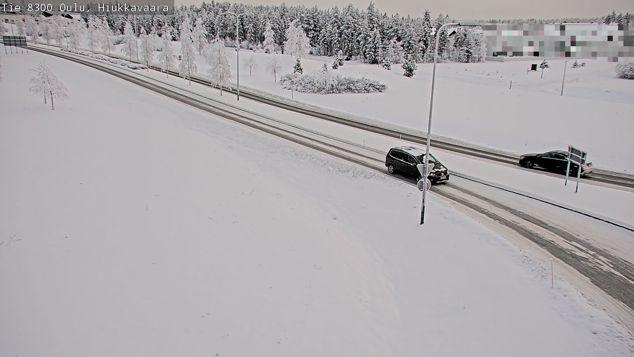 Kelikamerat Kuva tie 8300 Oulu Hiukkavaara, Oulu, Pohjois-Pohjanmaa