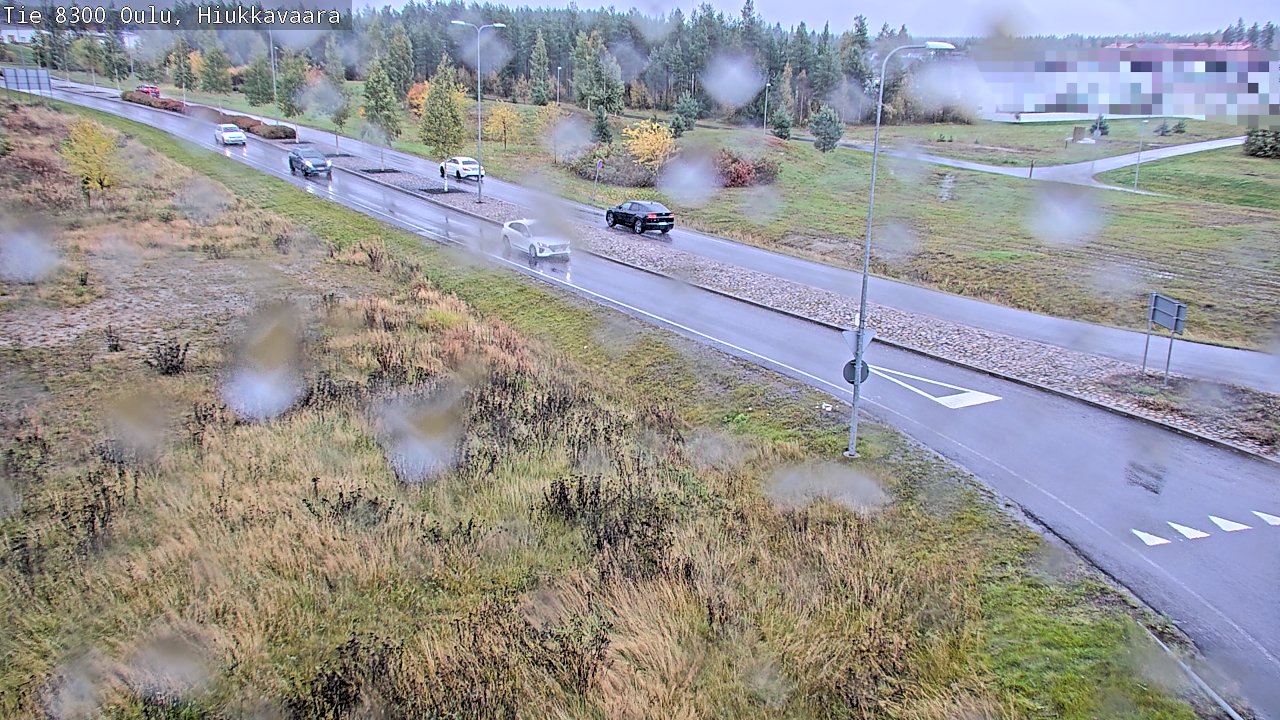 Weather Camera Image road 8300 Oulu Hiukkavaara, Oulu, Pohjois-Pohjanmaa
