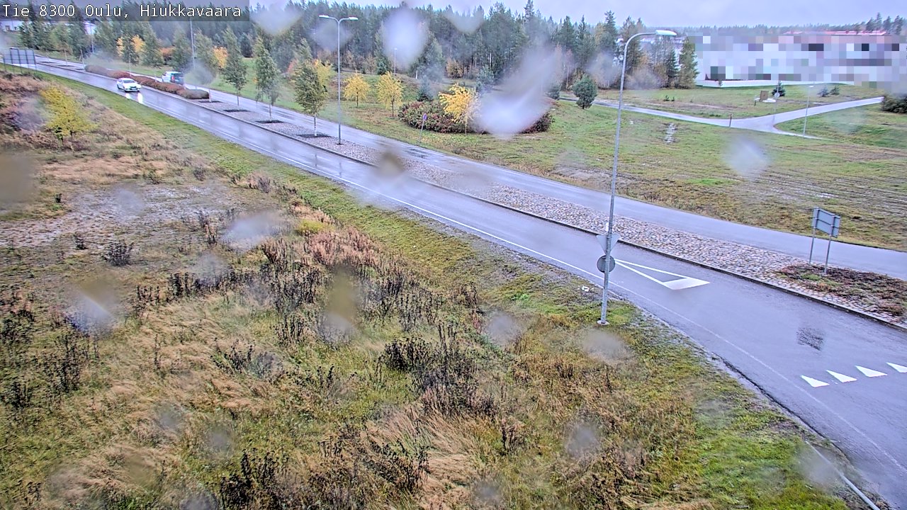 Weather Camera Image väg 8300 Oulu Hiukkavaara, Oulu, Pohjois-Pohjanmaa