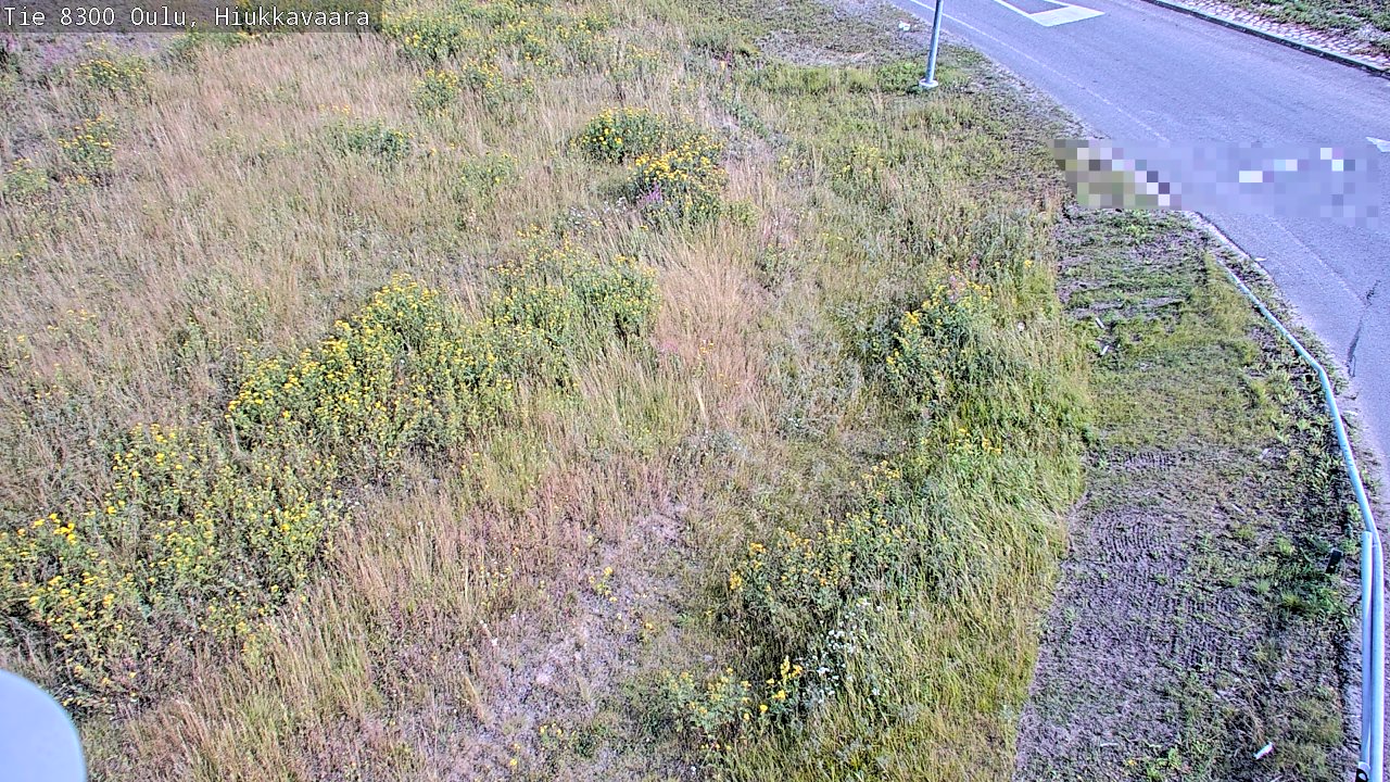 Weather Camera Image road 8300 Oulu Hiukkavaara, Oulu, Pohjois-Pohjanmaa