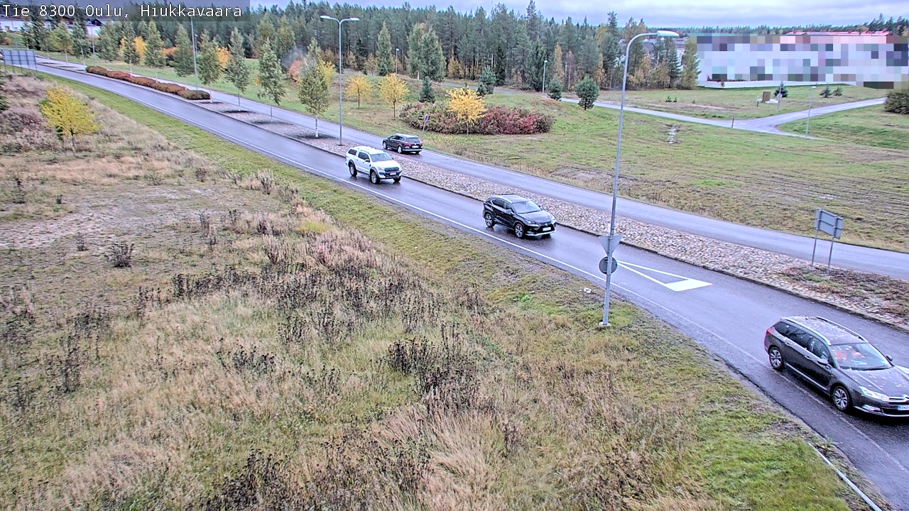 Weather Camera Image väg 8300 Oulu Hiukkavaara, Oulu, Pohjois-Pohjanmaa