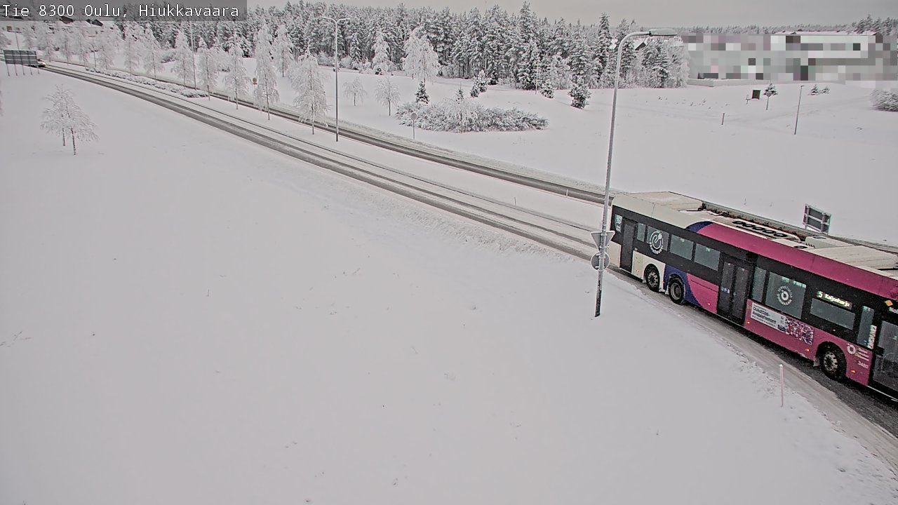 Kelikamerat Kuva tie 8300 Oulu Hiukkavaara, Oulu, Pohjois-Pohjanmaa