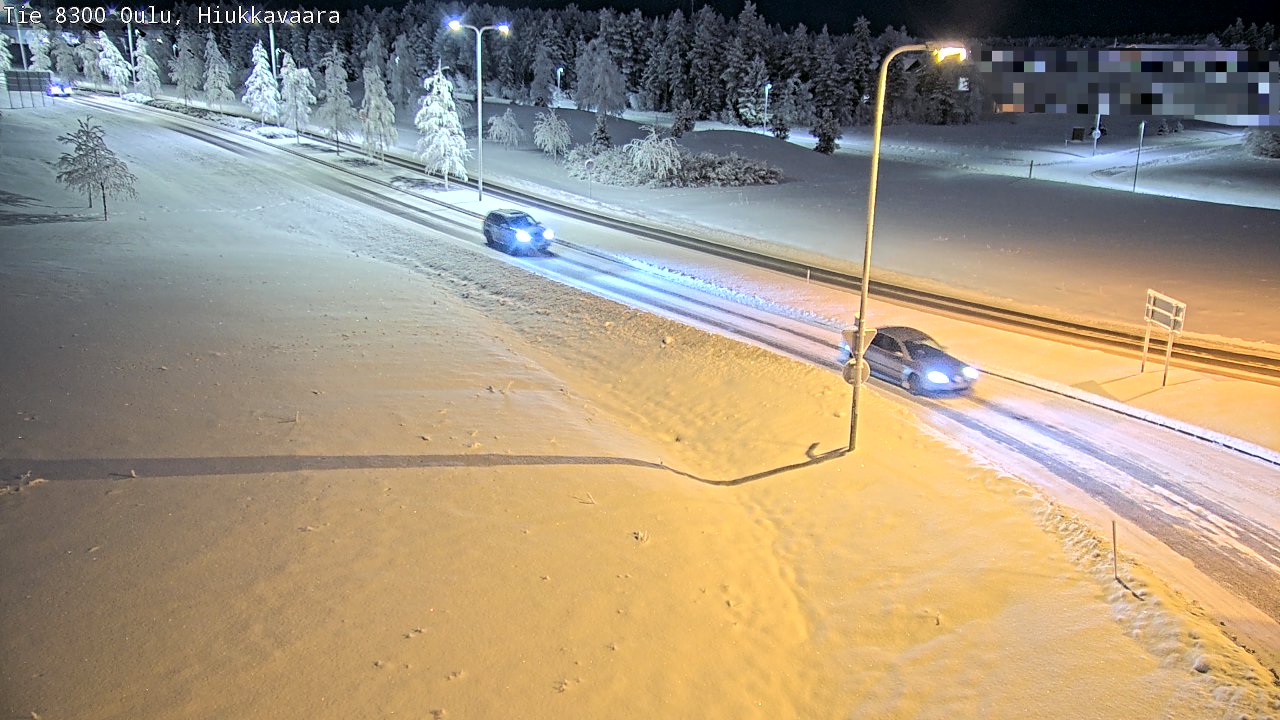 Kelikamerat Kuva tie 8300 Oulu Hiukkavaara, Oulu, Pohjois-Pohjanmaa