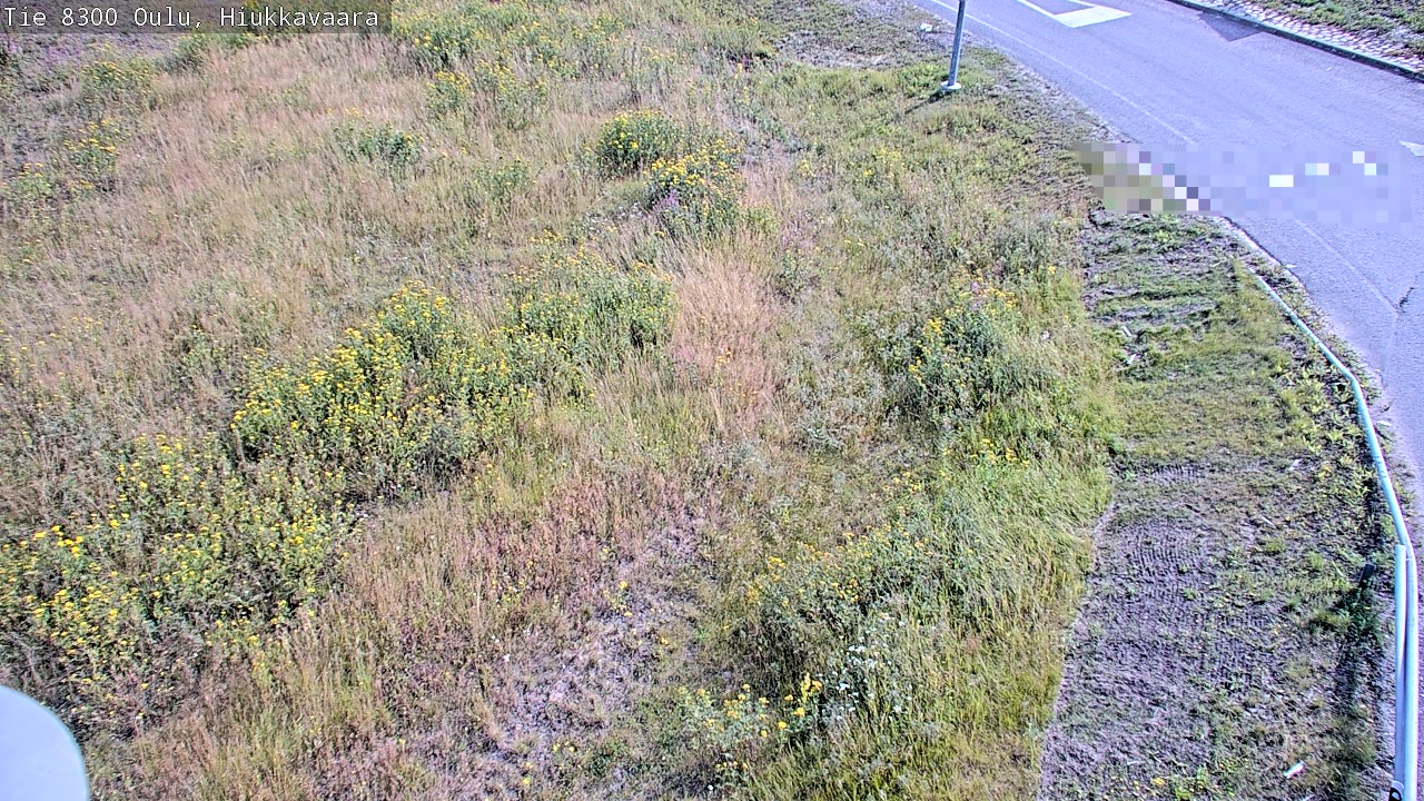 Weather Camera Image road 8300 Oulu Hiukkavaara, Oulu, Pohjois-Pohjanmaa