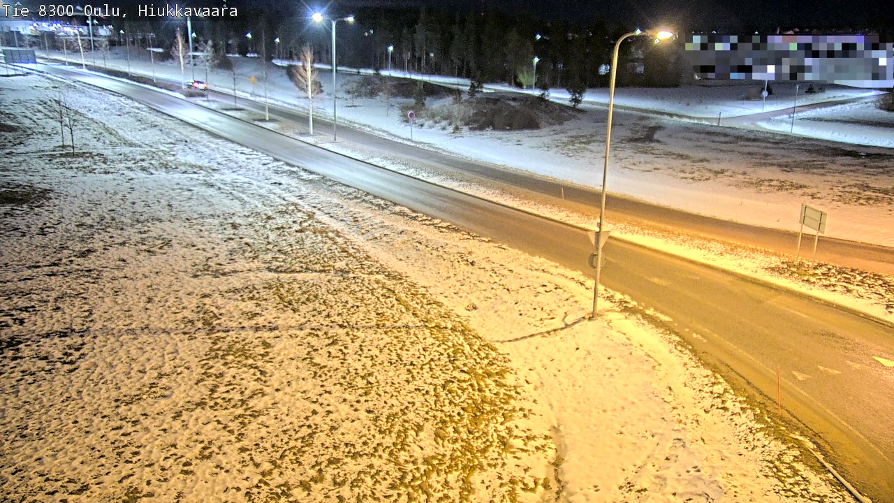 Kelikamerat Kuva tie 8300 Oulu Hiukkavaara, Oulu, Pohjois-Pohjanmaa