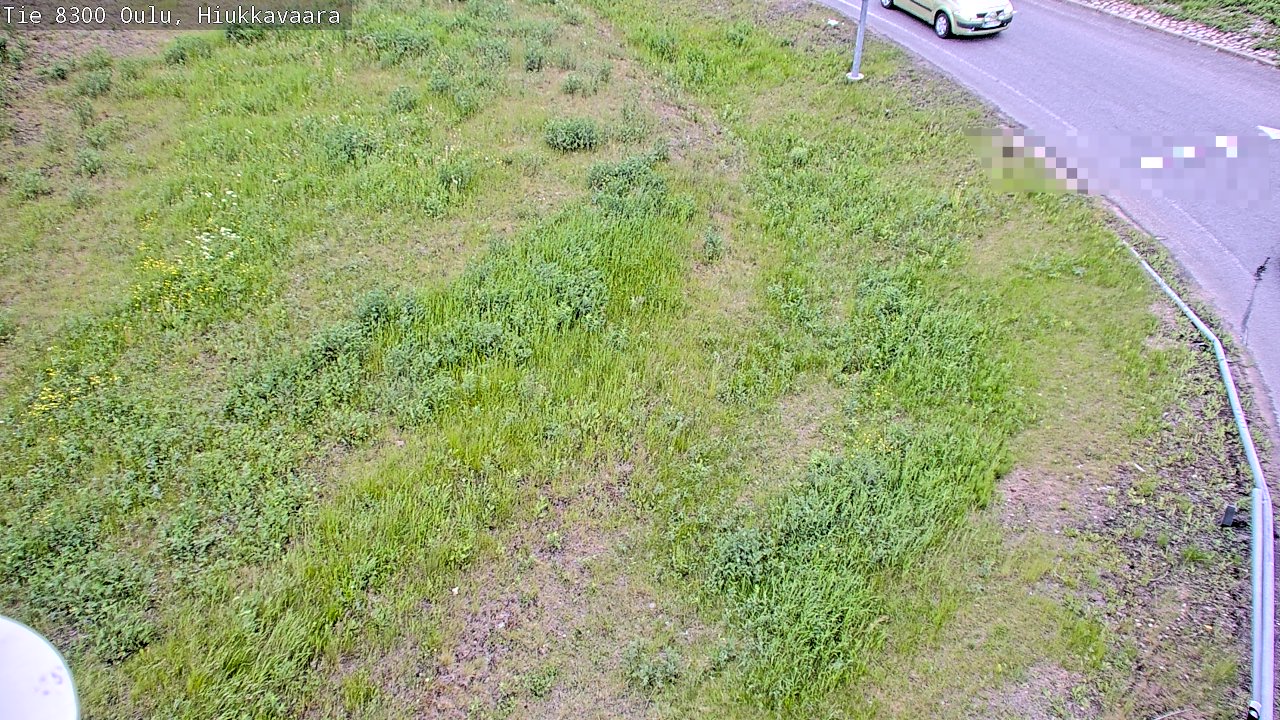 Weather Camera Image road 8300 Oulu Hiukkavaara, Oulu, Pohjois-Pohjanmaa