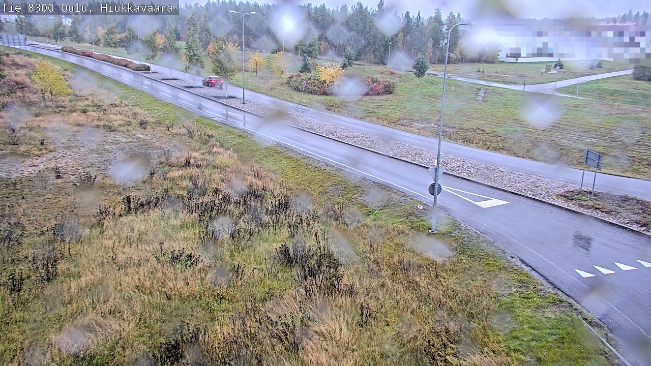Weather Camera Image road 8300 Oulu Hiukkavaara, Oulu, Pohjois-Pohjanmaa
