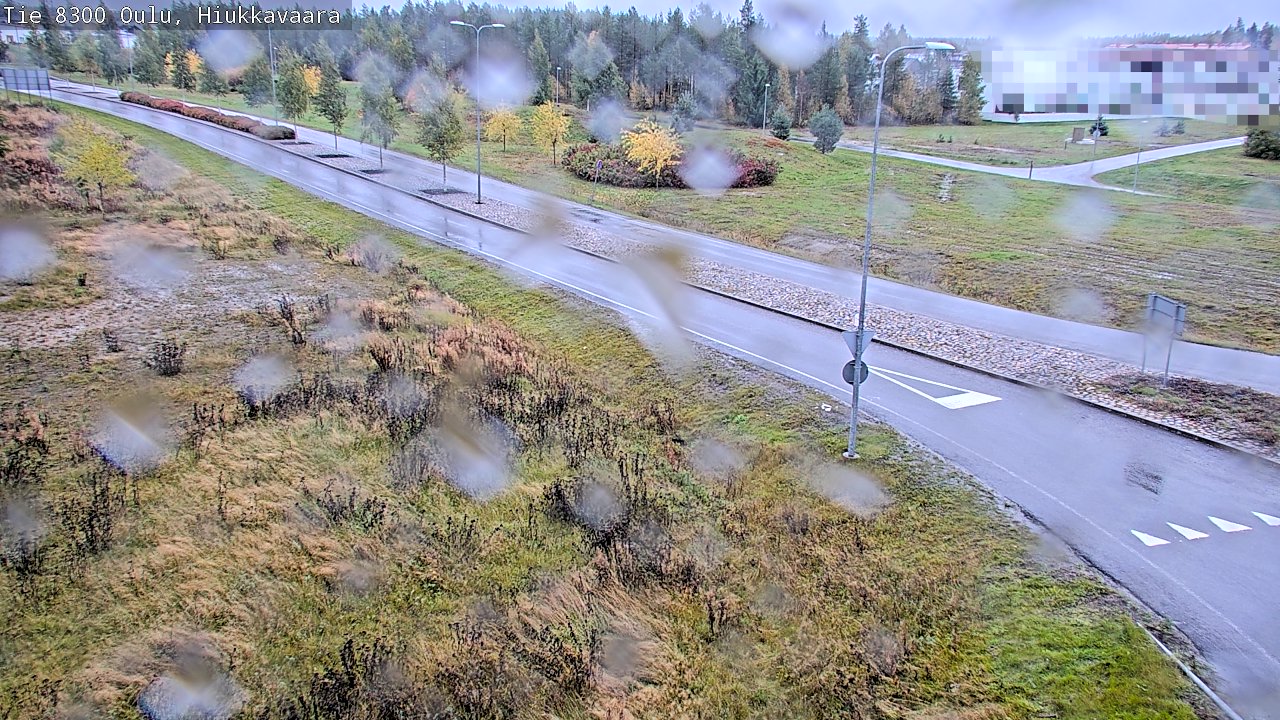 Weather Camera Image väg 8300 Oulu Hiukkavaara, Oulu, Pohjois-Pohjanmaa