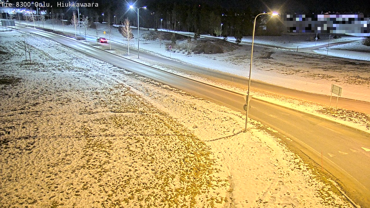 Kelikamerat Kuva tie 8300 Oulu Hiukkavaara, Oulu, Pohjois-Pohjanmaa