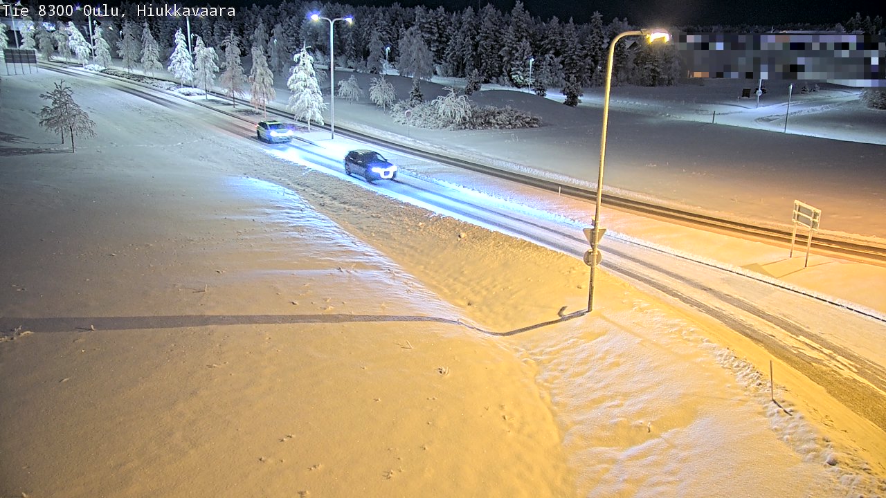 Kelikamerat Kuva tie 8300 Oulu Hiukkavaara, Oulu, Pohjois-Pohjanmaa