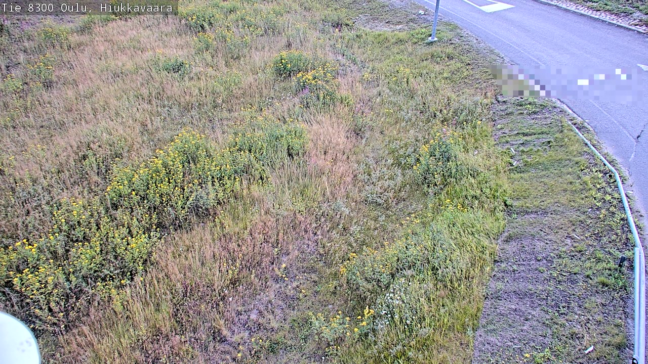 Weather Camera Image road 8300 Oulu Hiukkavaara, Oulu, Pohjois-Pohjanmaa